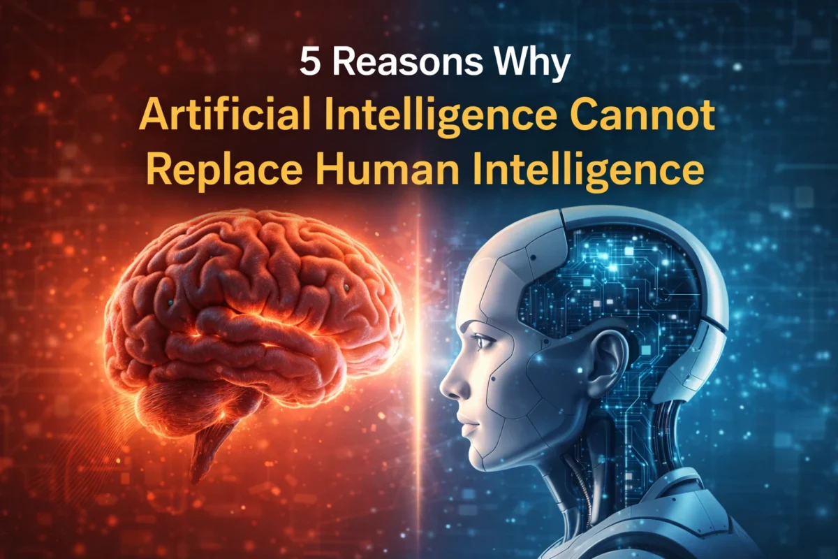 Artificial intelligence cannot replace human intelligence – AI vs human intelligence comparison
